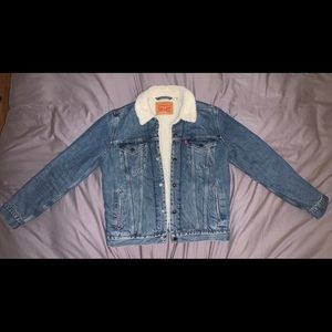 Levi’s denim jacket with Sherpa liner
